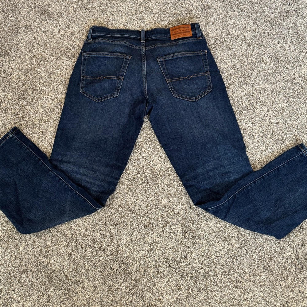 Lucky Brand Dark Blue Straight Jeans